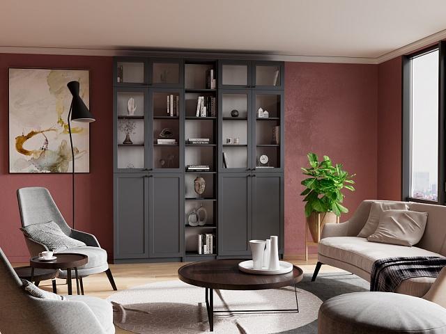 Стеллаж Билли Стольмин 15 Графит