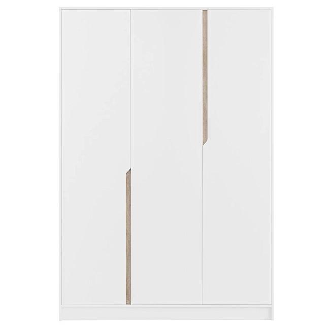 Шкаф распашной Бонди - 3 Белый