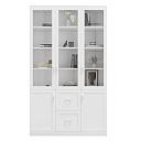 Книжный шкаф Библиограф - 3 №4 Белый