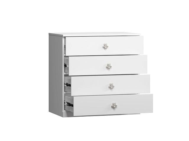 Комод Скарабей - 4 МДФ Белый