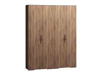 Шкаф распашной Белиз - 4 Крафт Табачный