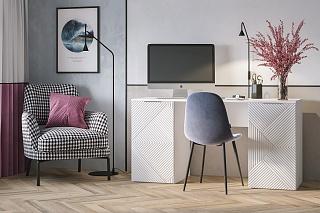 Письменный стол Салерно NEW 3 Белый