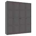 Шкаф распашной Скаген - 3 Графит