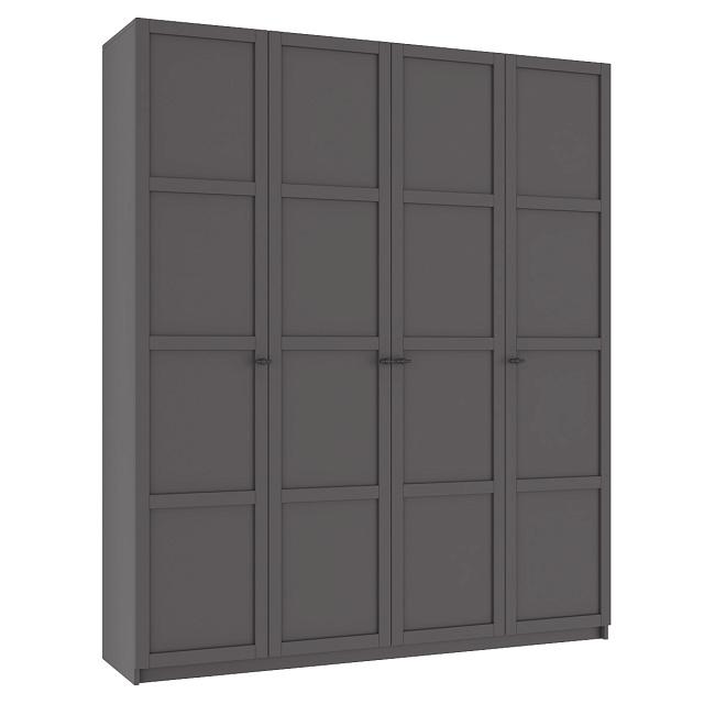 Шкаф распашной Скаген - 3 Графит