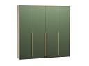 Шкаф распашной Микос - 4 МДФ Шарли Green