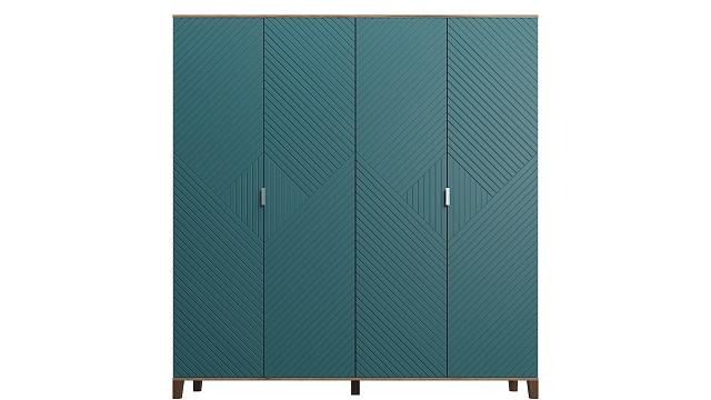 Шкаф распашной Марвин Йорк - 5 Аквамарин