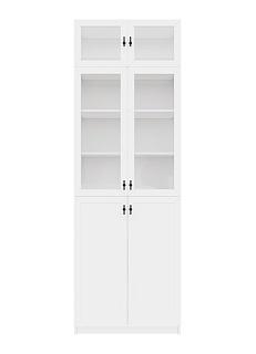 Библиотека Билли Хелена с антресолью - 21 Белый / Черный