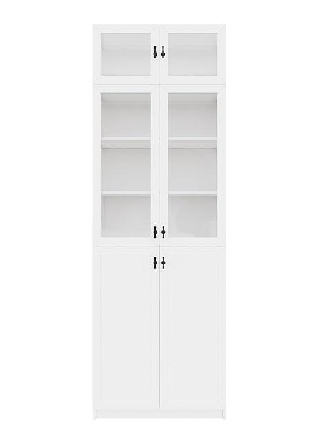 Библиотека Билли Хелена с антресолью - 21 Белый / Черный