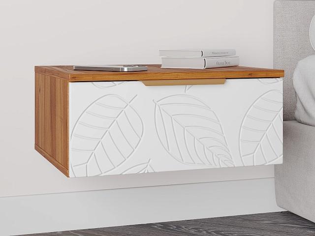 Тумба прикроватная подвесная Асти - 1 Белый