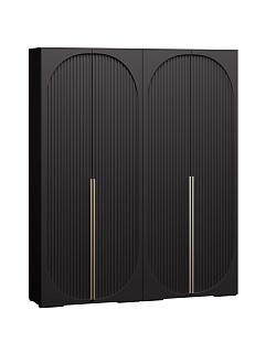 Шкаф распашной Брей - 2 Черный