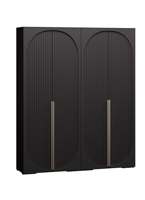 Шкаф распашной Брей - 2 Черный