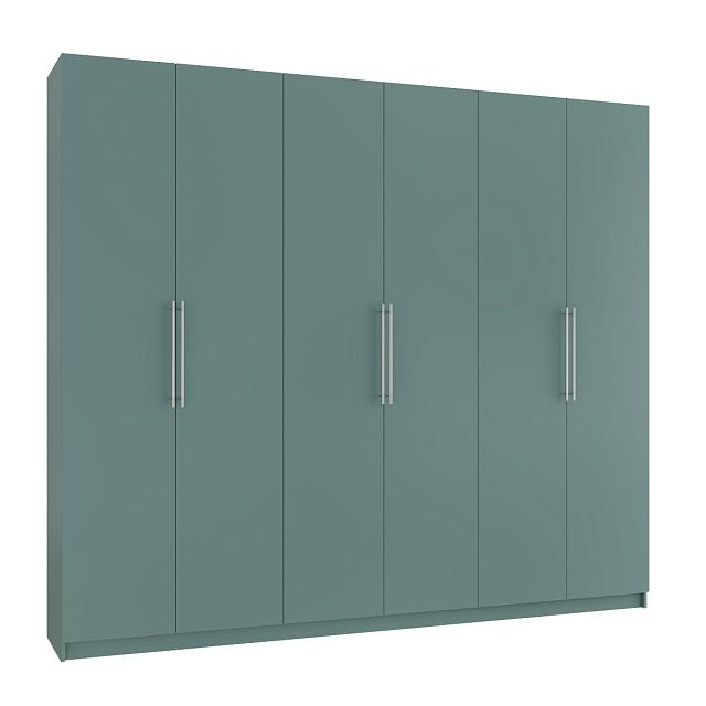 Шкаф распашной Калифорния - 6 Сумеречный Голубой