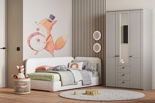 Шкаф распашной София РАХ - 15 МДФ Кашемир