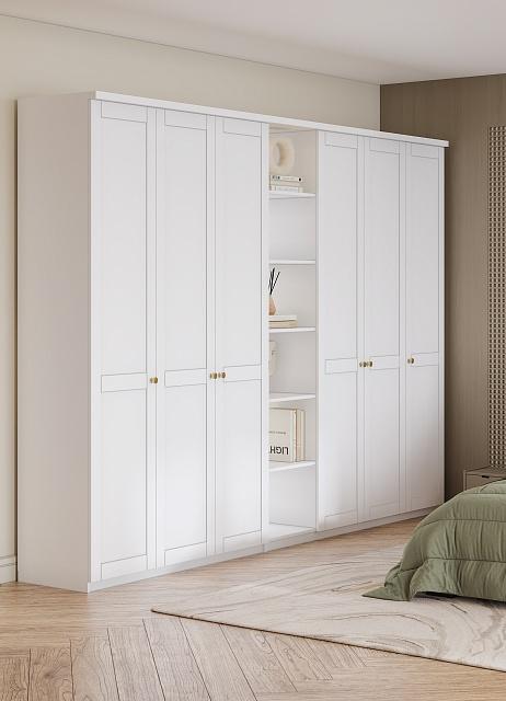 Шкаф распашной София РАХ - 24 МДФ Белый