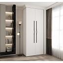 Шкаф распашной Хилтон - 3.2 Белый