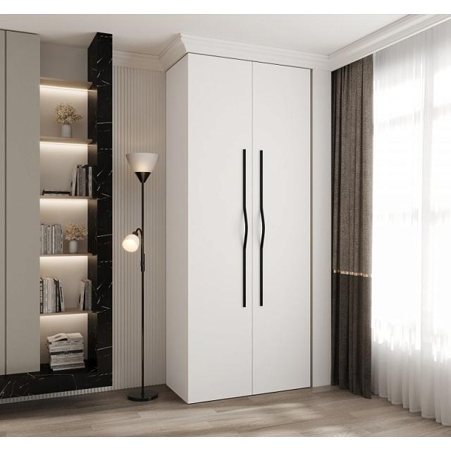 Шкаф распашной Хилтон - 3.2 Белый