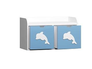 Стеллаж Kids - 9 Пастельно-Синий