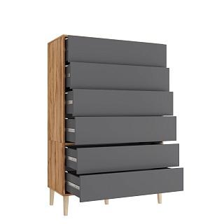 Комод Скарлет - 10 Графит