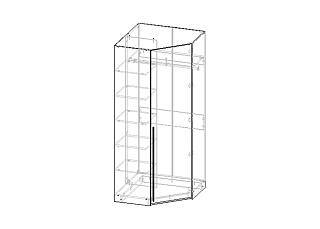 Шкаф угловой Лорена Пакс Кашемир