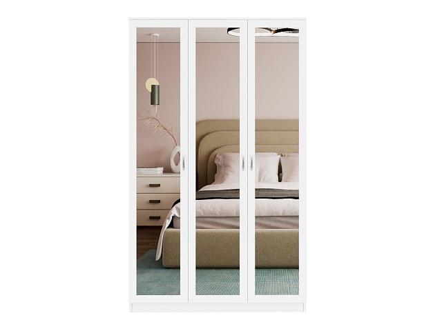 Шкаф распашной Стелла - 4 Белый