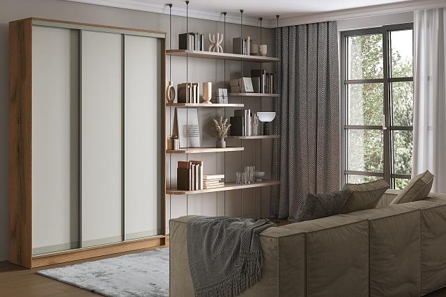 Шкаф-купе Борнео - 3.1К Дуб Делано