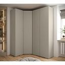 Шкаф угловой Люксор - 4 Кашемир