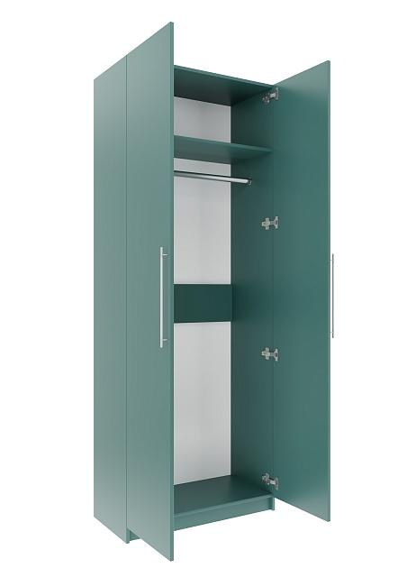 Шкаф распашной Калифорния - 2 Сумеречный Голубой