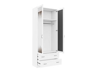 Шкаф распашной Стелла - 10 Белый