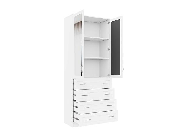 Шкаф распашной Стелла - 9 Белый