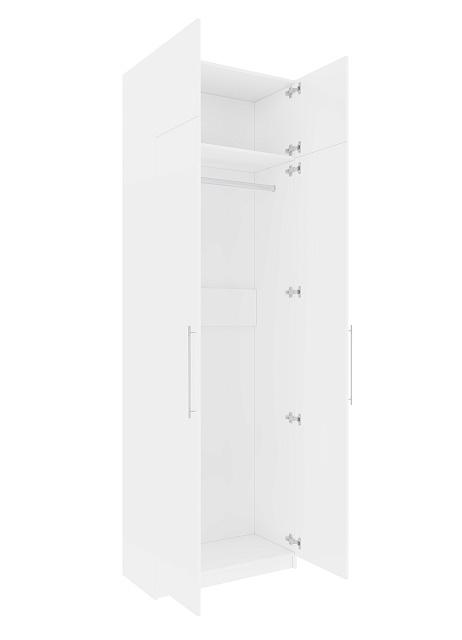 Шкаф распашной Калифорния - 2 с антресолью Белый