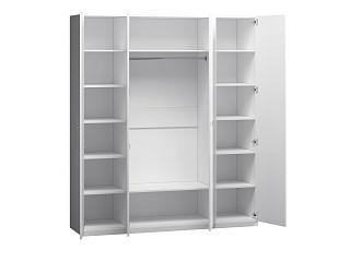 Шкаф распашной Банни Mini - 4 Белый