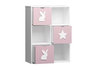 Стеллаж Kids - 11 Розовый Лайт