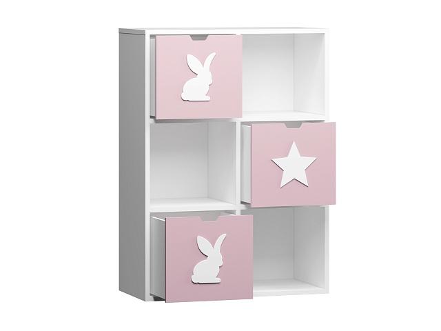 Стеллаж Kids - 11 Розовый Лайт