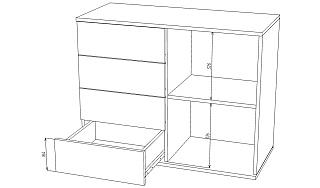 Комод Марвин Йорк - 26 Графит