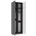 Шкаф распашной Скаген - 2 с антресолью Графит