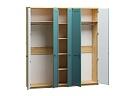 Шкаф распашной София РАХ - 10 МДФ Аквамарин