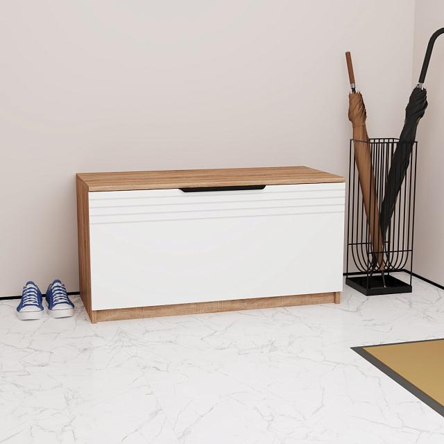 Тумба для обуви Астрис - 2 Белый