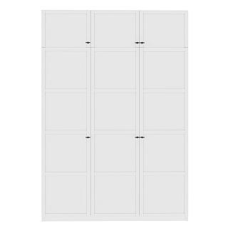 Шкаф распашной Скаген - 3 с антресолью Белый