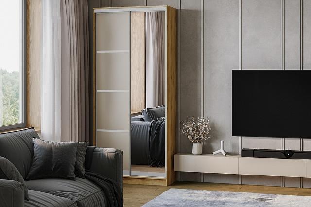 Шкаф-купе Борнео - 2.4С Дуб Золотистый