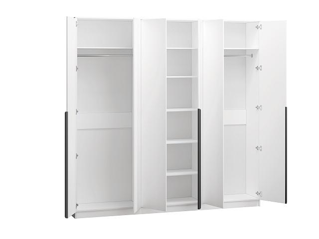 Шкаф распашной Марсель - 6 Белый