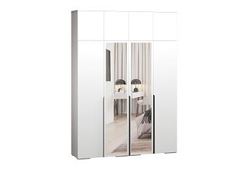 Шкаф распашной Солфорд - 4 А+З Белый