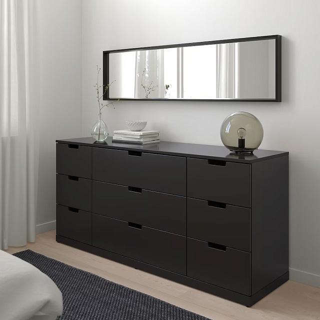 Комод Генри - 18 МДФ Черный