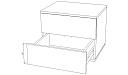 Тумба прикроватная Марвин Йорк Сантьяго