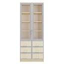 Книжный шкаф Альма - 11 Дуб Молочный
