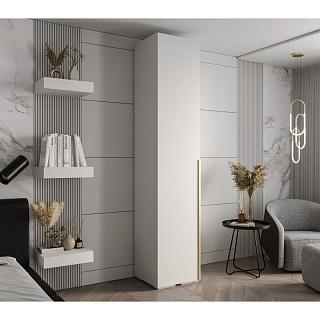 Шкаф распашной Мори - 1 Белый