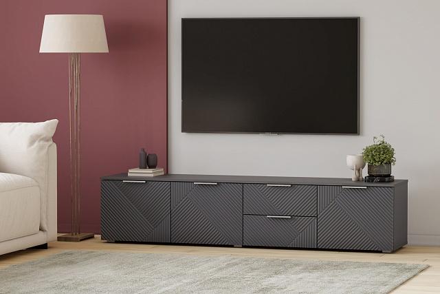 Тумба под ТВ Салерно NEW 1 Графит