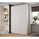 Шкаф распашной Люксор - 3.3 Белый