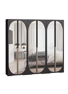 Шкаф распашной Брей - 3.2 Черный