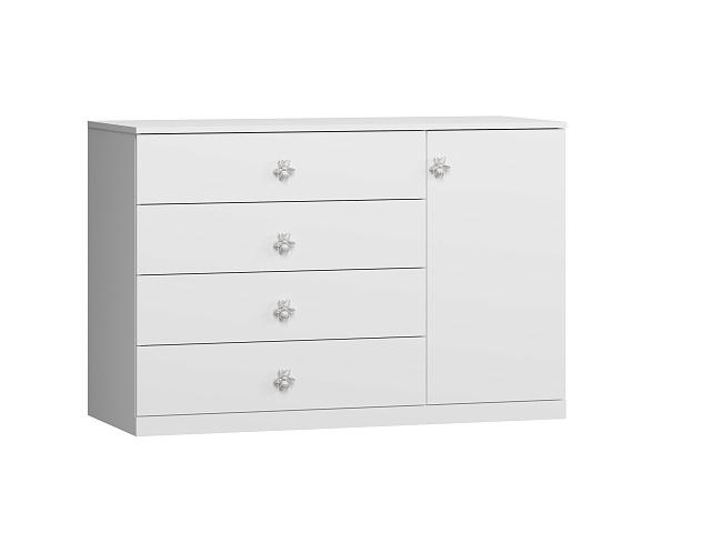 Комод Скарабей - 2 МДФ Белый