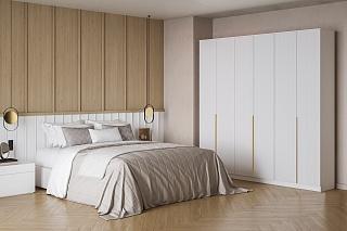 Шкаф распашной Монро - 6 Белый